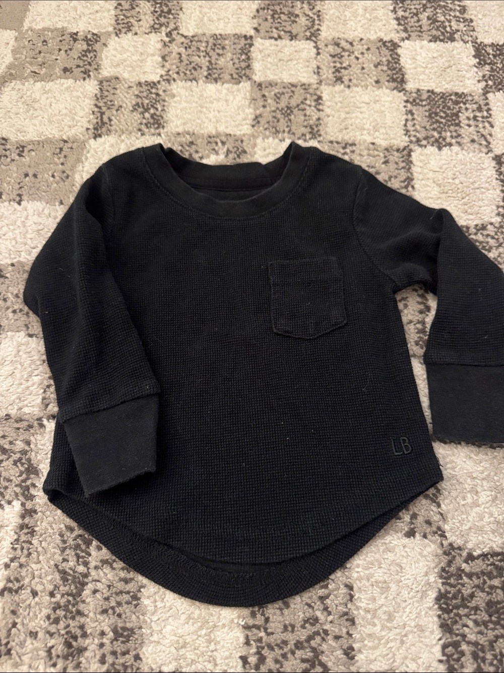 Little Bipsy Kids Black Long-Sleeve Thermal Top